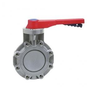 Astral Wafer Butterfly Valve Viton W/Handle, 150 mm, 753311-060C